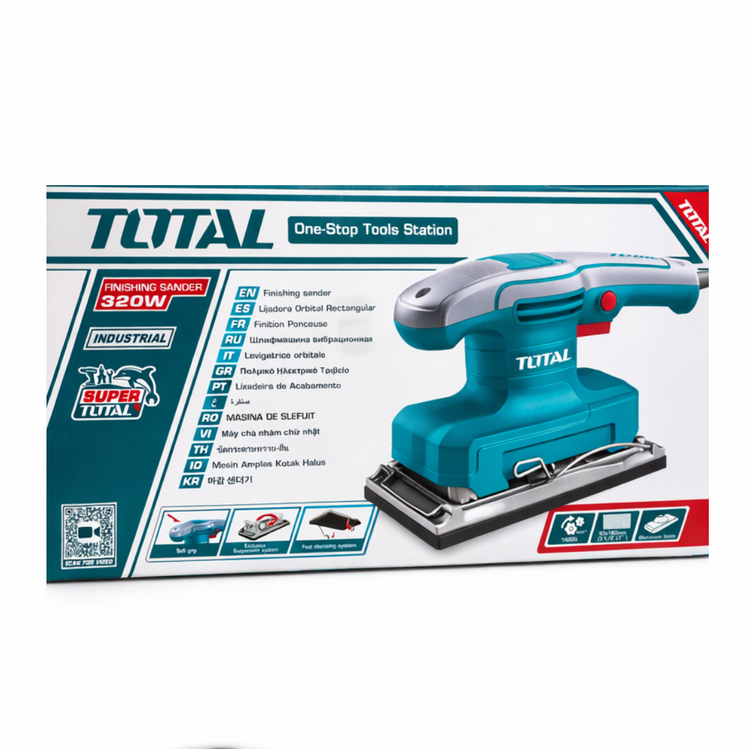 Lijadora Orbital Rectangular TOTAL 320W
