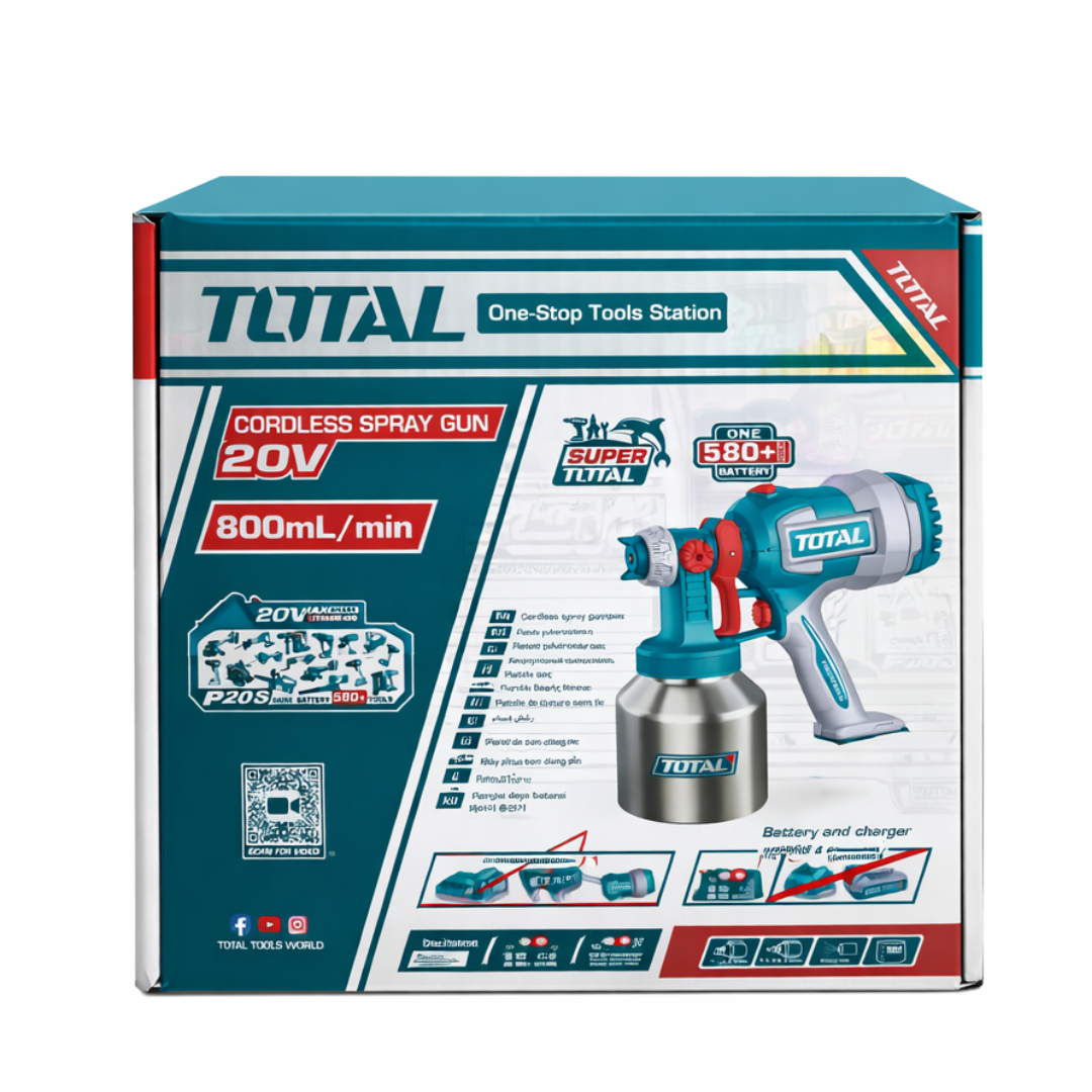 Pistola Pulverizadora Inalámbrica TOTAL 20V