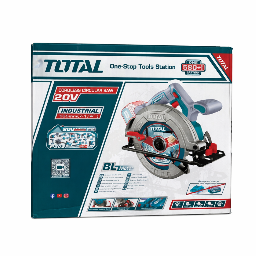 Sierra Circular Inalámbrica TOTAL 20V