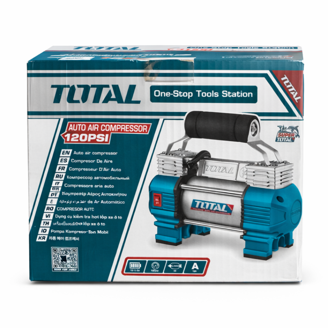 Compresor de Aire Automotriz TOTAL 120 PSI