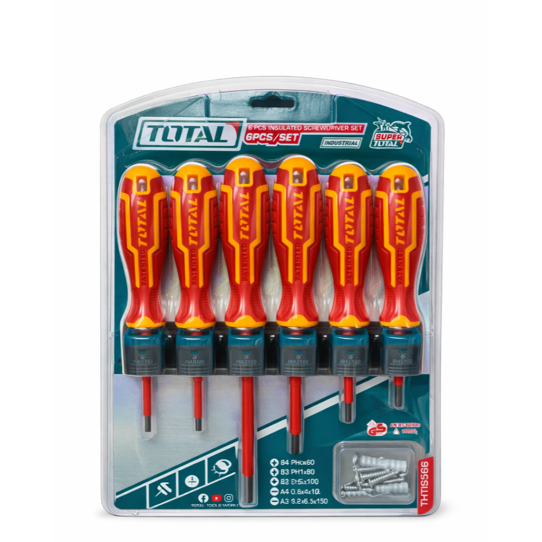 Juego de Destornilladores Aislados TOTAL
