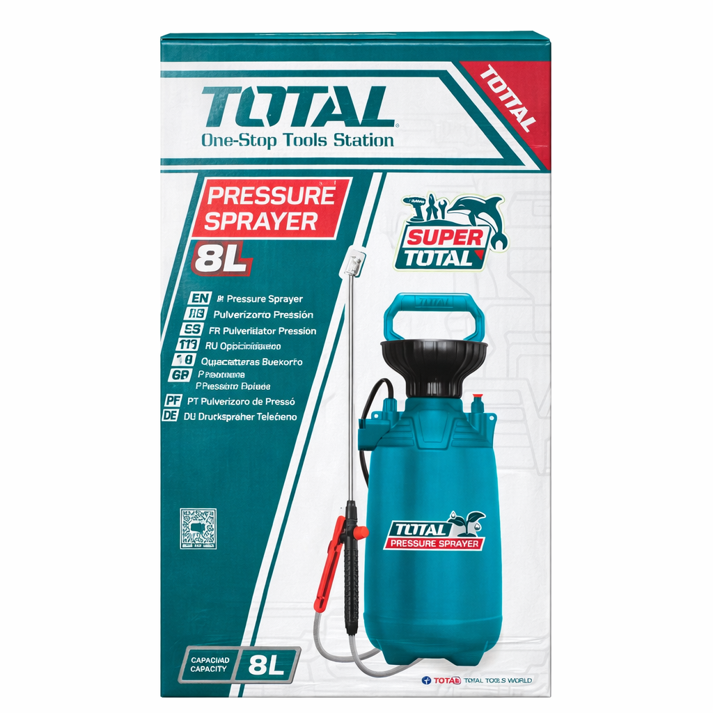 Fumigadora de presión TOTAL 8 litros