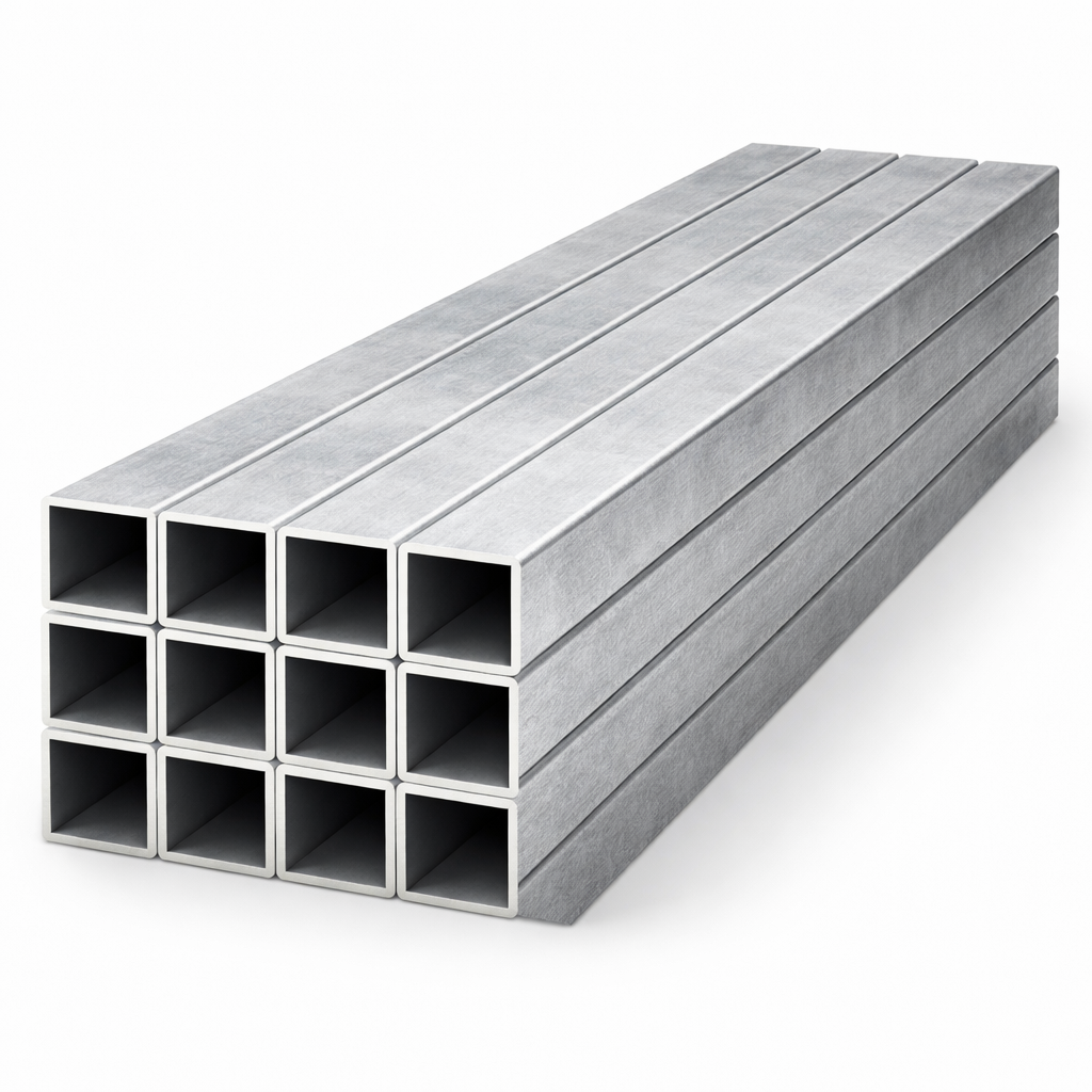 Tubo Industrial Galvanizado 2" x 2" calibre 1,80