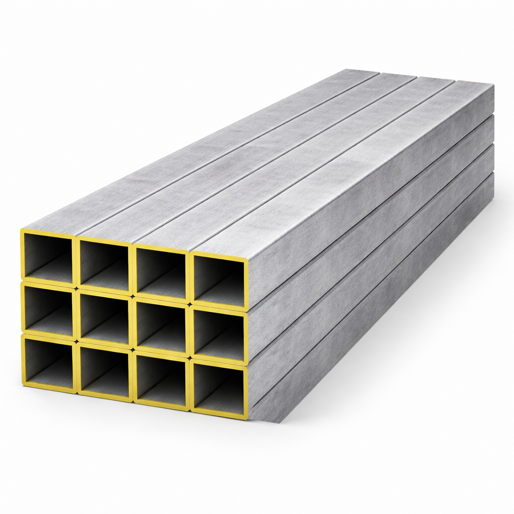 Tubo Industrial Galvanizado 1 1/2" x 1 1/2" calibre 1,50