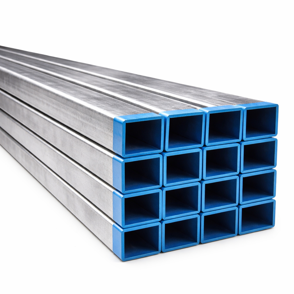 Tubo Industrial Galvanizado 1 1/2" x 1 1/2" calibre 1,20