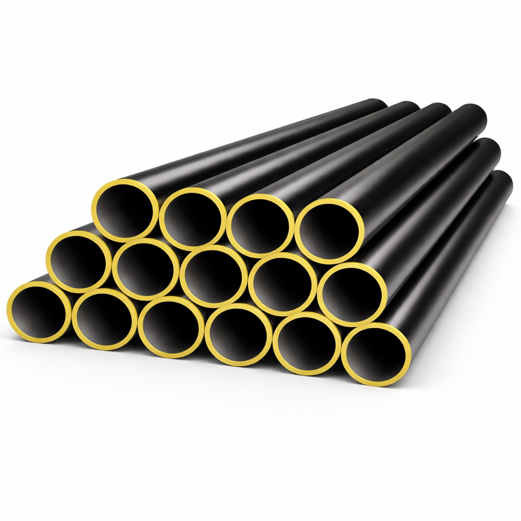 Tubo Redondo de Hierro Negro 1" calibre 1,50