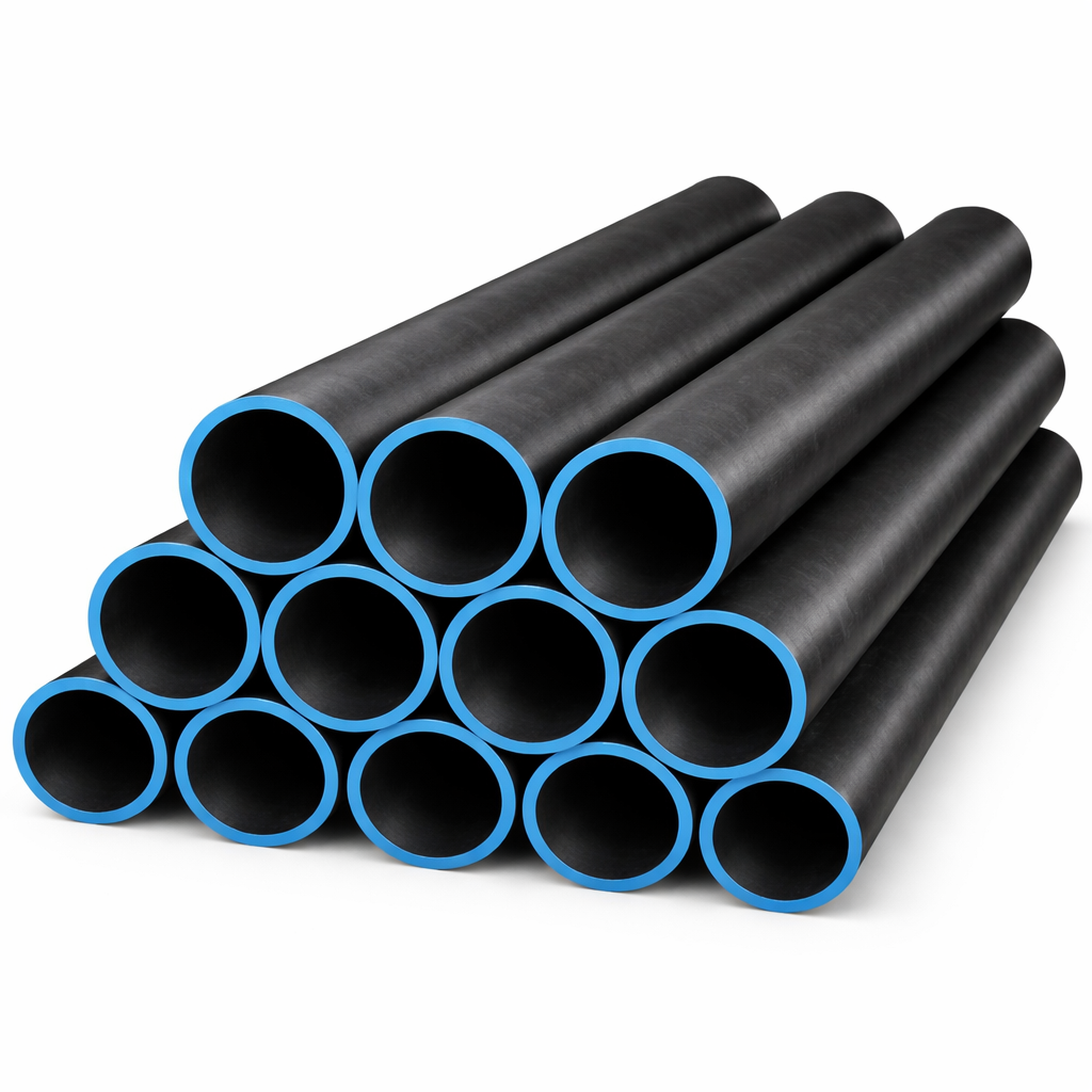 Tubo Redondo de Hierro Negro 1 1/2" calibre 1,20