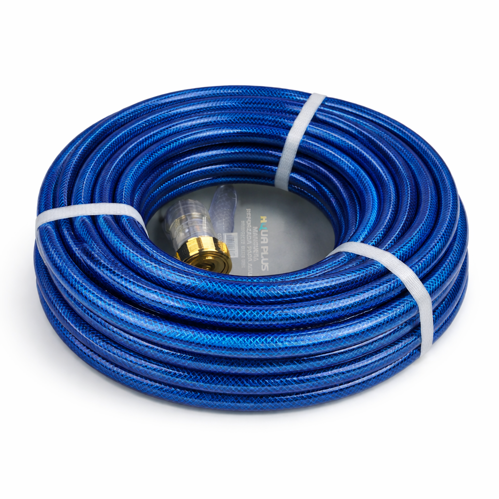 Manguera Reforzada Aqua Plus 75 ft (22.86 m) – Alta Presión 300 PSI