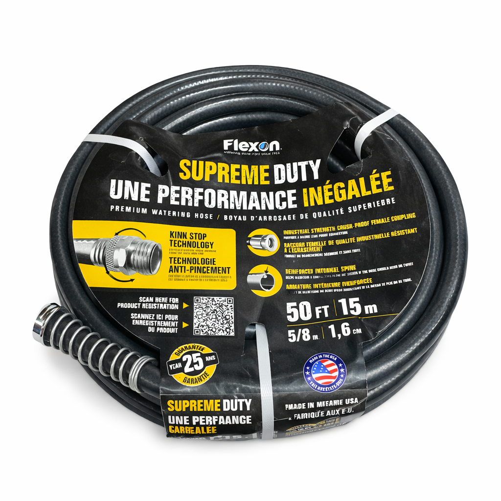 Manguera Flexon Supreme Duty - 15 metros (50 ft) - diámetro de 5/8”