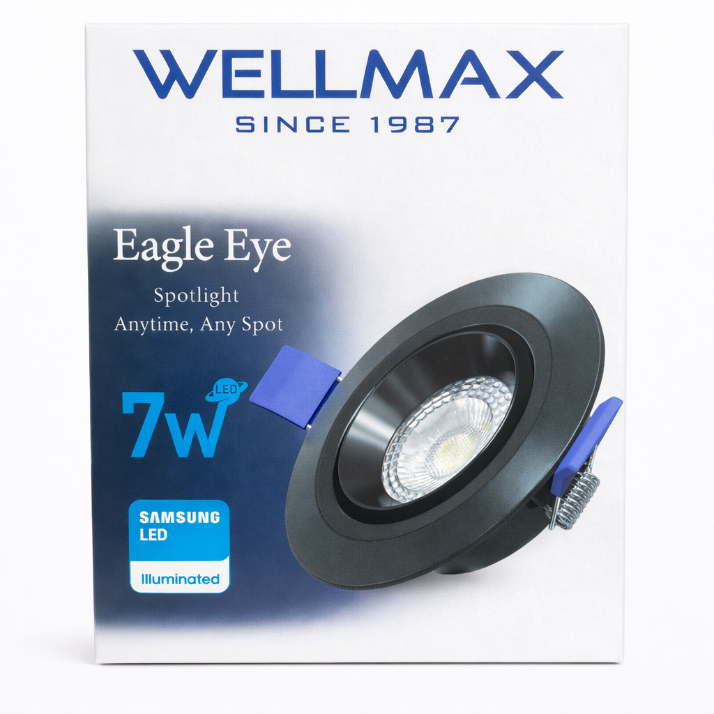 Spot LED Empotrable WELLMAX “Eagle Eye” 7W