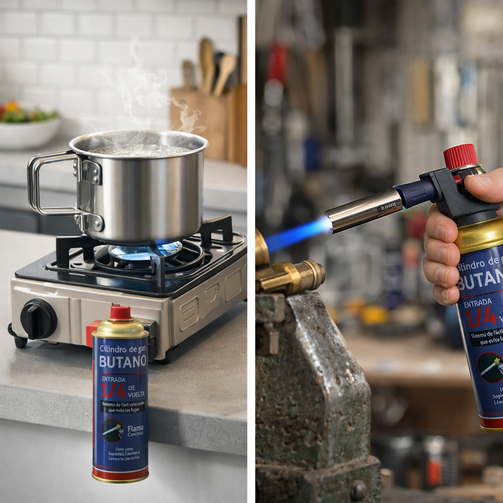 Cilindro de gas Butano 1/4