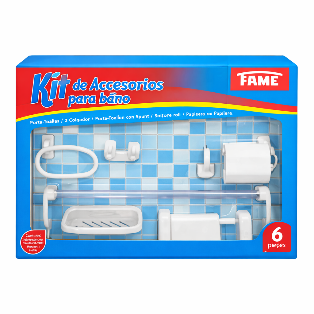 Kit de Accesorios para Baño