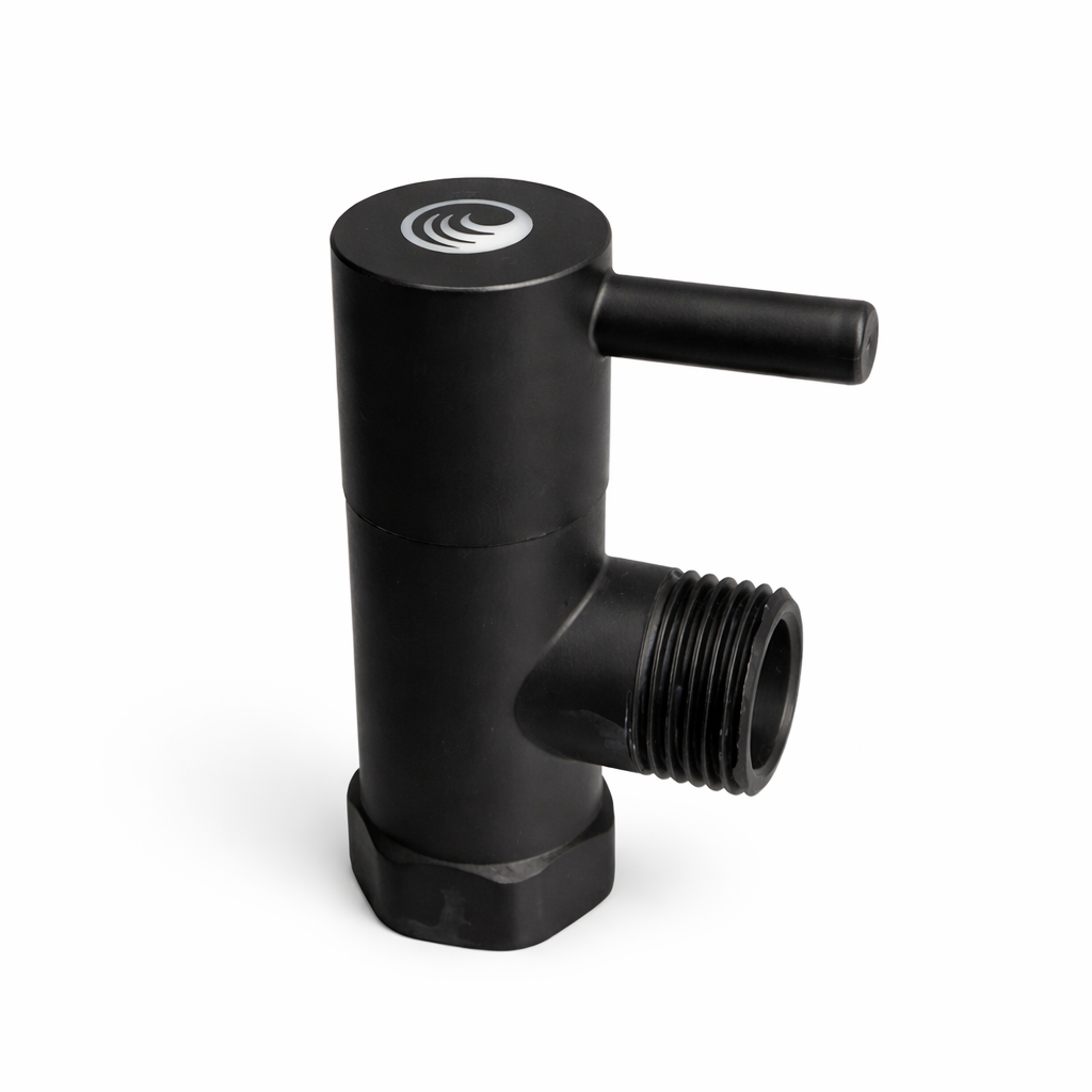 Llave de Ángulo 1/2” Negra