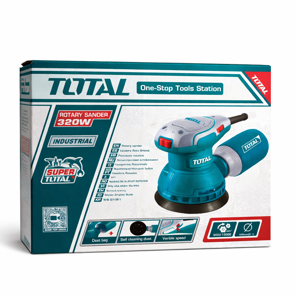 Lijadora Orbital TOTAL 320W (125mm / 5")