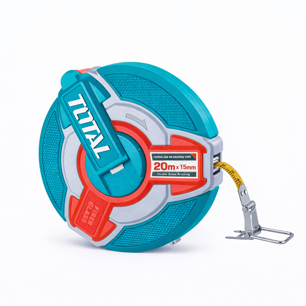 Cinta Métrica de Fibra de Vidrio TOTAL 20m x 15mm
